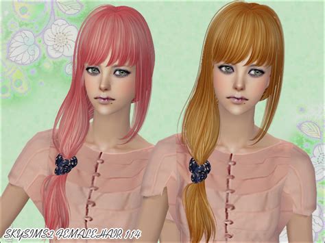 The Sims Resource Skysims Hair 114 Mesh