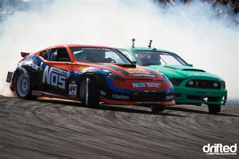 Chris Forsberg Nissan 370Z Justin Pawlak Ford Mustang Falken TIr