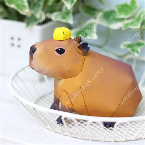 Papercraft Capybara Lowpoly Animal Sculpture 3d Paper Craft Printable Diy Crafts, Paper Crafts ...