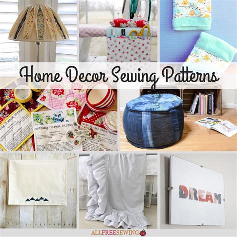 30 Home Decor Sewing Patterns Free