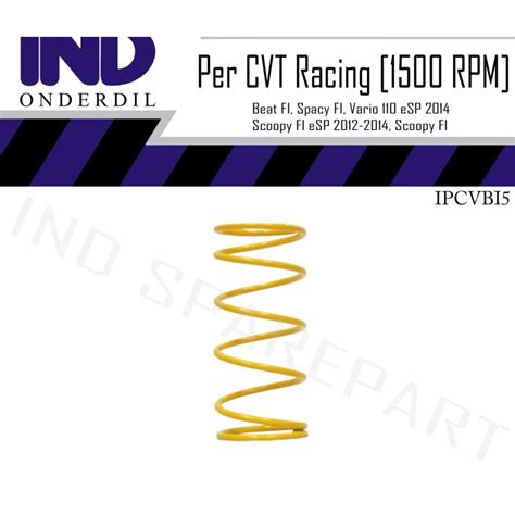 Jual Jual Per Pir Pully Puli CVT Racing 1500 RPM Spacy FI Scoopy ESP