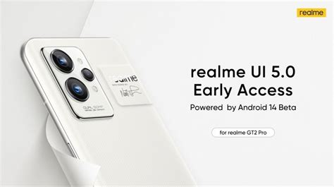 Realme Gt Pro Gets Android Based Realme Ui Early Access