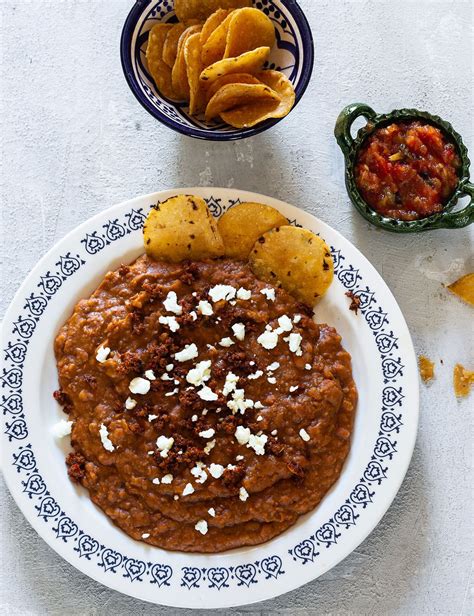 Mexican Chorizo Beans Frijoles Con Chorizo