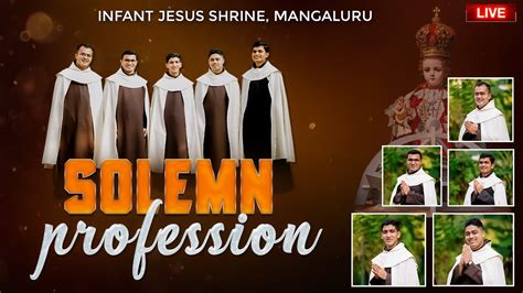 Solemn Profession At Infant Jesus Shrine Carmel Hill