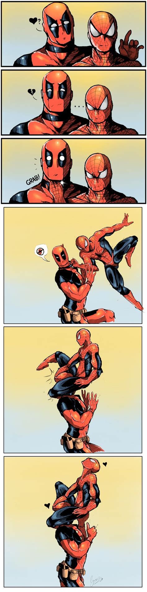 Spiderman And Deadpool Spideypool Deadpool And Spiderman Marvel