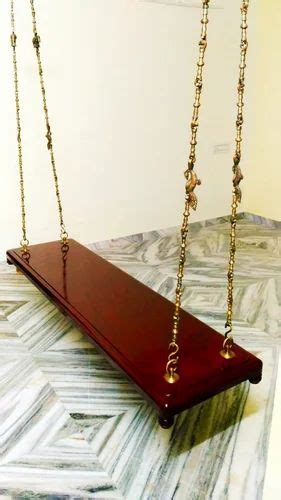 Walnut Modern Rosewood Traditional Swing Oonjal Jhula For Indoor