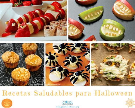 RECETAS SALUDABLES PARA HALLOWEEN Gasol Foundation