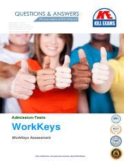 Workkeys Assessment Workkeys Pdf Workkeys Dumps Workkeys Braindumps