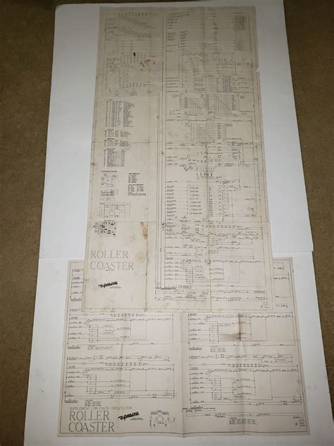 Gottlieb Roller Coaster Pinball Schematics For Sale Justdisney