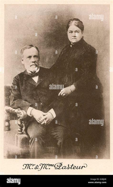 LOUIS PASTEUR & WIFE Stock Photo - Alamy