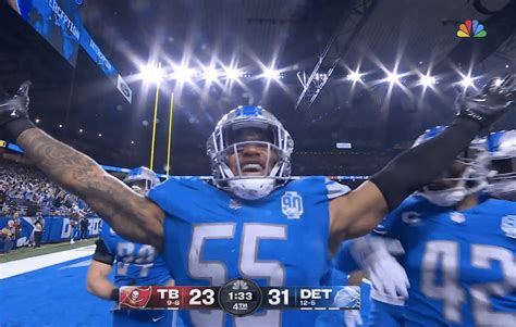 MUST WATCH: Dan Miller calls Derrick Barnes interception to send Lions ...