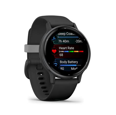 V Voactive Gps Fitness Tracking Smartwatch Black Sports