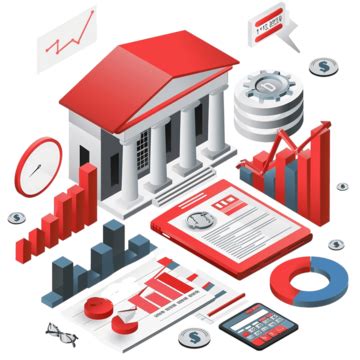 Financial Crisis Isometric Composition Business Character Marketing