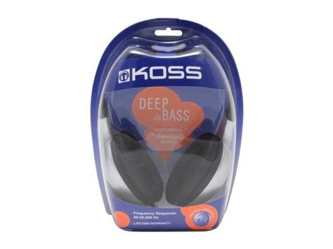 KOSS UR21 Circumaural Portable Headphone Newegg