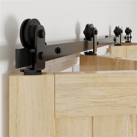 Snapklik.com : WINSOON Bifold Barn Door Hardware Kit, Bi Fold Door