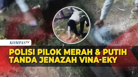 Polisi Pilok Merah Dan Putih Sebagai Tanda Jenazah Vina Cirebon Di