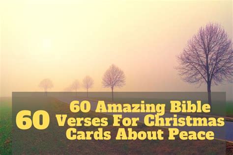 60 Amazing Bible Verses For Christmas Cards About Peace Bible Verses