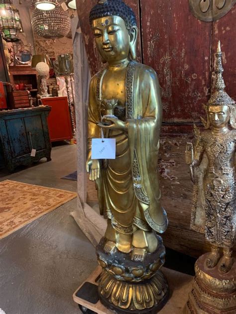 Stehender Bronze Buddha Liquidationsverkauf Kaufen Auf Ricardo