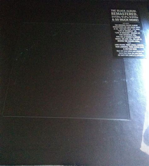 Metallica The Black Album Remastered Deluxe Edition Vinyl Lp Box Set