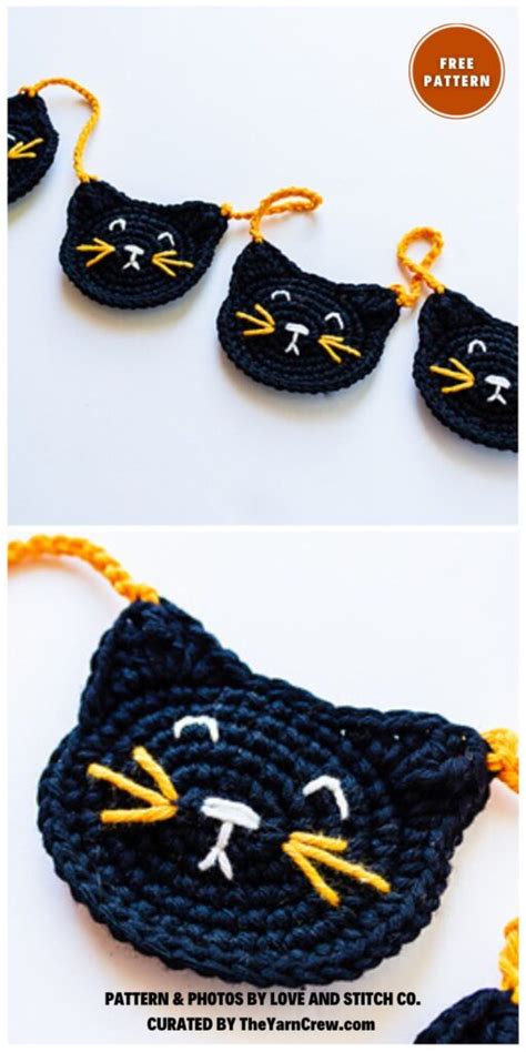 Free Spooky Halloween Garland Crochet Patterns The Yarn Crew