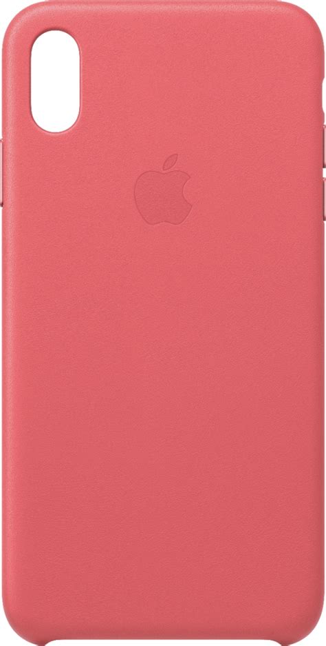 Customer Reviews Apple Iphone® Xs Max Leather Case Peony Pink Mtex2zma Best Buy