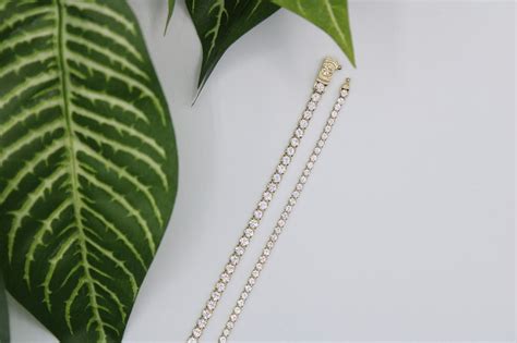 10k Solid Tennis Bracelet Gold Tennis Bracelet Cubic Etsy