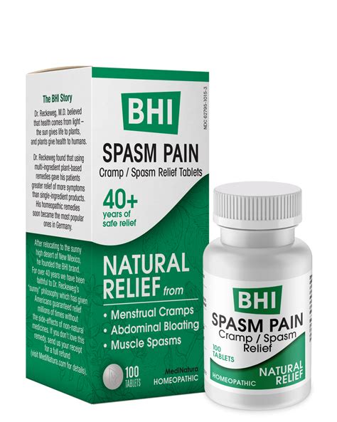 BHI Spasm/Cramp Relief - 100 Tablets