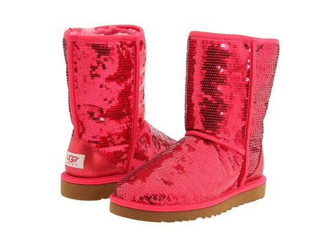 Ugg Classic Short Sparkles Ruby Red Boots 3161 Bestshoesuk Flickr