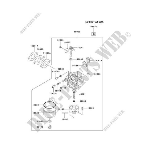 Carburateur Pour Kawasaki Fj Motors Pieces Jardin Catalogue De