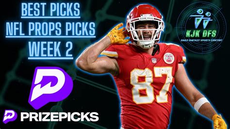 Prizepicks Nfl Week 2 Player Props Picks Youtube