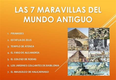 Las 7 Maravillas Del Mundo Antiguo