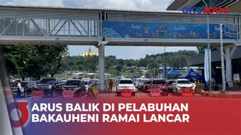 H 3 Lebaran 2024 Pergerakan Arus Balik Di Pelabuhan Bakauheni Ramai