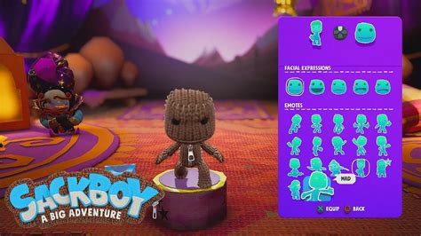 Sackboy A Big Adventure Mad Emote Youtube