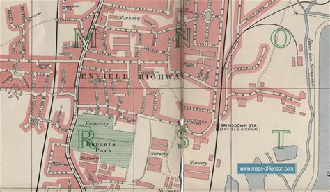 Map Of Enfield Lock London