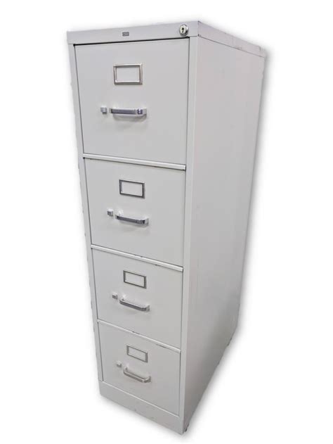 Putty Hon 4 Drawer Vertical File Cabinet â€“ 52â€ Tall By Hon