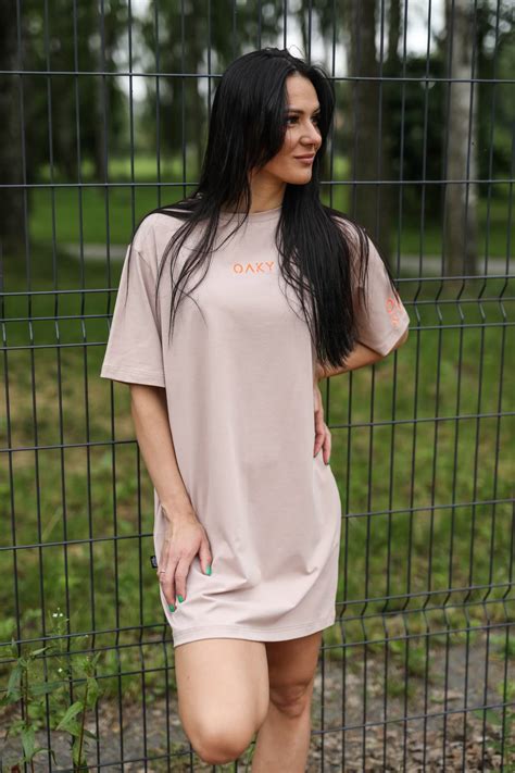 Marškinėlių tipo suknelė Nude Oaky lt