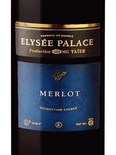 Elysee Palace Merlot Vivino Us