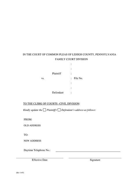 Fillable Online Lccpa TO THE CLERK OF COURTS CIVIL DIVISION Fax Email