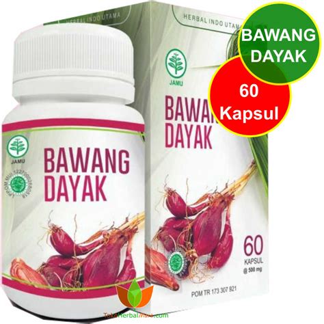 Bawang Dayak Herbal Indo Utama 60 Kapsul TOKO OBAT HERBAL ONLINE DI