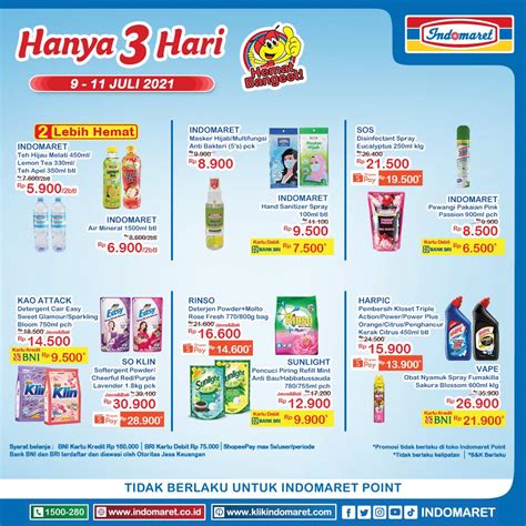 Katalog Jsm Indomaret Minggu Ini Juli