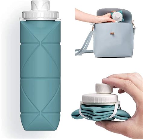 Special Made Collapsible Water Bottles Cups Leakproof Valve Reusable