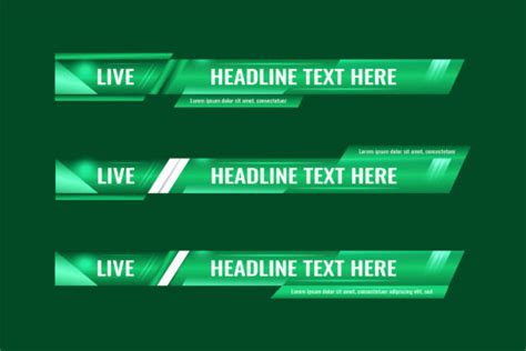 New Abstract Lower Thirds Set And Banner Graphic By Promotosh