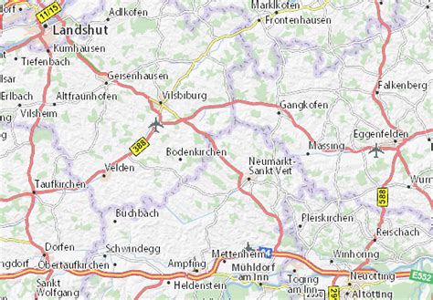 Michelin Landkarte Egglkofen Stadtplan Egglkofen Viamichelin