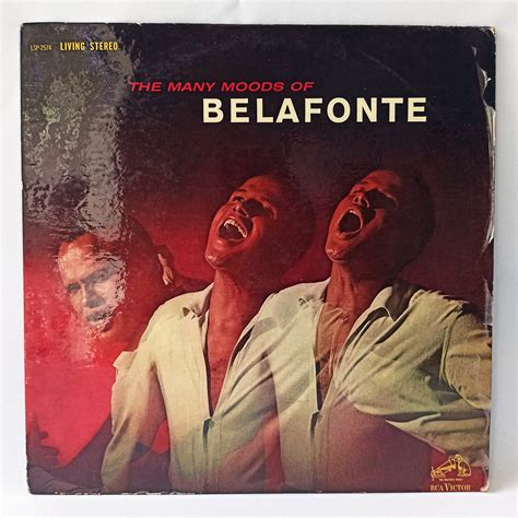 Harry Belafonte The Many Moods Of Belafonte Vinyl Record Plaka