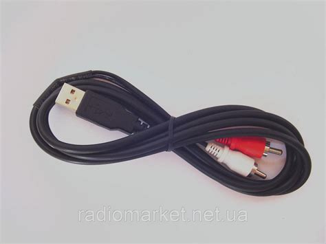 Шнур штекер USB тип А- два штекера RСА, 1,5метра: продажа, цена в Киеве ...