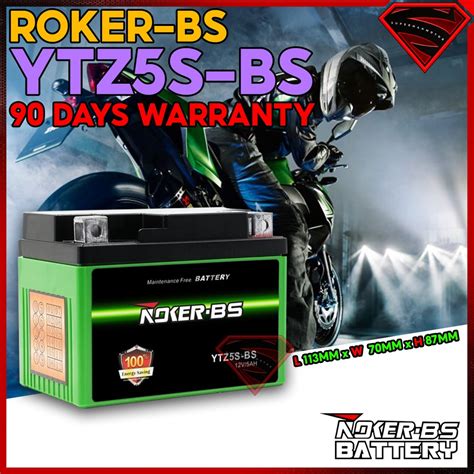 Roker Bs Bateri Battery Gel Ytz Ytz S Bs Y Zr Lc New Rr Icon