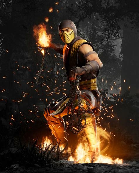 Scorpion Kameo From Mortal Kombat 1 2023 Arte Kombat Mortal Scorpion