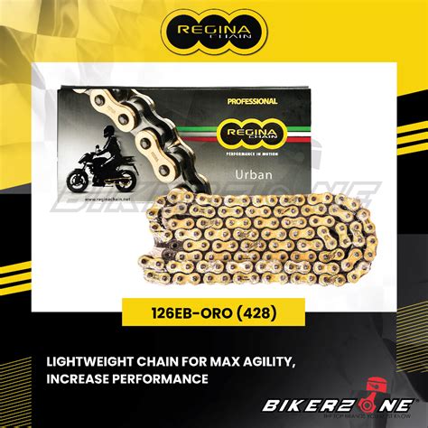 regina eb oro  motocross  road motorcycle gold chain