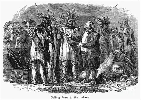 Dutch Trading With Native Americans Photograph By Granger