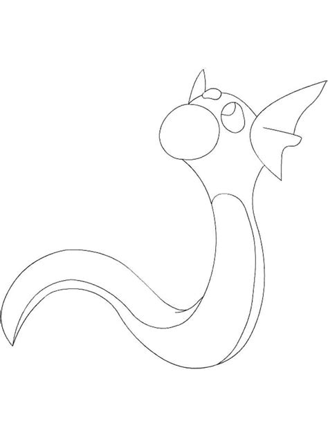 Dratini Pokemon Coloring Pages Free Printable 9585 The Best Porn Website